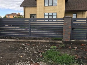 Забор жалюзи 72 метра фото в Кстово