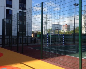 3D заборы для спортивной площадки 60 метров фото в Кстово