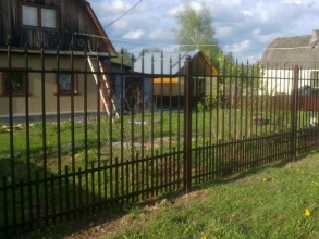 Сварные заборы с утрамбовкой щебнем 12 метров фото в Кстово