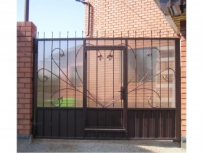 Кованые заборы с поликарбонатом 80 метров фото в Кстово