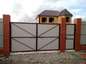 Забор с воротами и калиткой 90 метров фото в Кстово
